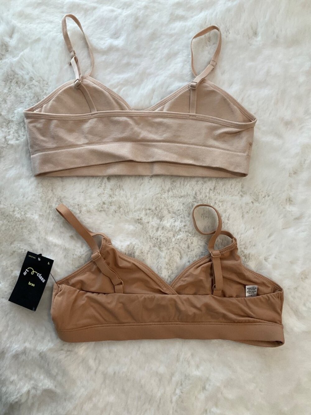 Art Class 4 Girls Seamless Bras, Size Large 4 styles Nude & Grey NEW - Picture 7 of 9